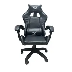 ERGONOMUS - Silla De Escritorio Lumbar Gamer Sencilla Negra Ergonomica