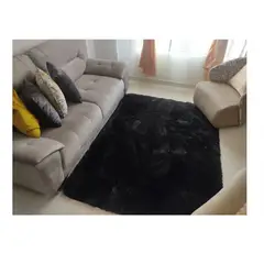 HOME - Alfombra Grande Tapete Peludo para sala 200 x 150cm Decoracion Hogar