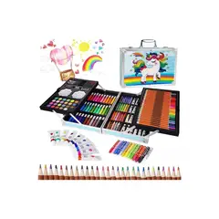 GENERICO - Set De Arte Profesional Dibujo Color Marcadores Teker 145pcs