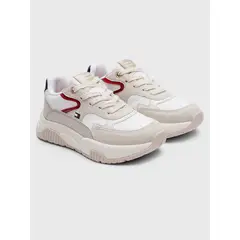 TOMMY HILFIGER - Tenis Beige Con Logo Para Niña