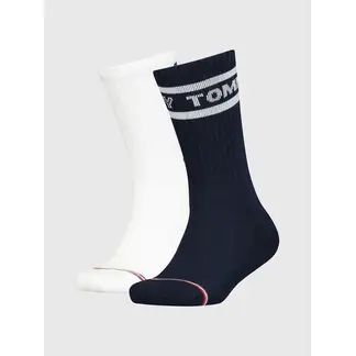 TOMMY HILFIGER - Pack De 2 Calcetines Deportivos Con Logo Para Niño
