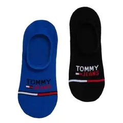 TOMMY HILFIGER - Paquete De 2 Calcetines Invisibles Con Logo Bordado