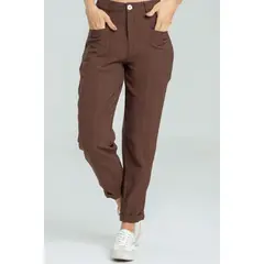 RAGGED - Pantalon slouchy Cafe puro Ragged.