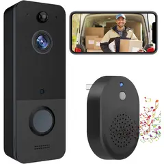 ONE PIXEL - Timbre Video Portero Inalámbrico con Bocina Para Hogar Practico