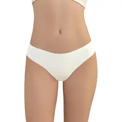 LEONISA - Panty brasilera invisible ultraplano sin elásticos y costuras