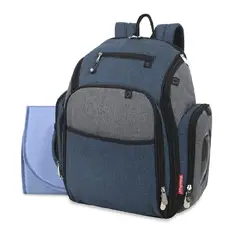 FISHER PRICE - Pañalera Tipo Morral Cambiador y Portapañitos