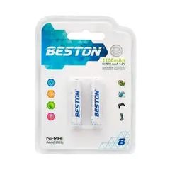 BESTON - Batería AAA Recargable Por 2 Unidades 1100 Mah 1.2 V