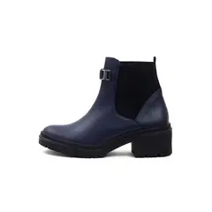 VIAR - Botines Cuero Mujer Evelin Azul