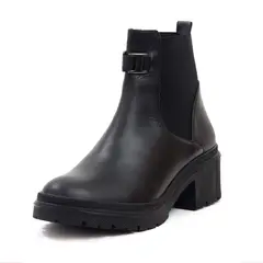 VIAR - Botines Cuero Mujer Evelin Negro