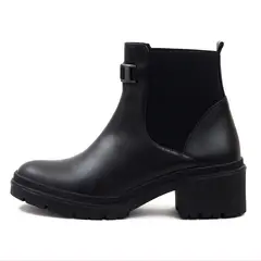 VIAR - Botines Cuero Mujer Evelin Negro