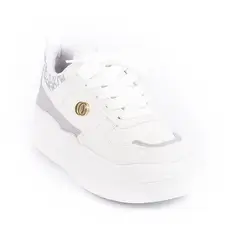 PRICE SHOES - Tenis Casual Para Mujer 822553BLANCO