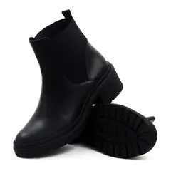 VIAR - Botines Cuero Mujer Blue Negro