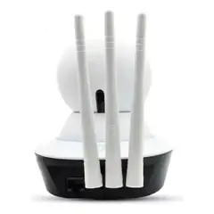 GENERICO - Cámara Robótica 3 Antena Vision Nocturna Wifi 1080p Micro Sd Color Blanca
