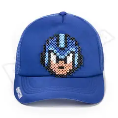 ARITEX - Gorra Pixel Art - Mega Man - Estilo Retro 8 Bits