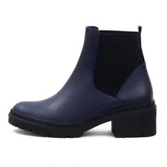 VIAR - Botines Cuero Mujer Blue Azul