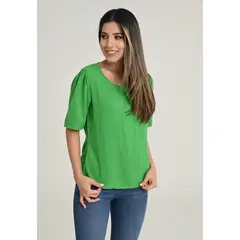 RAGGED - Blusa danna Verde pasto
