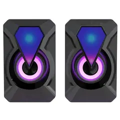 OEM - Parlante Speakers Usb Para Computadores Con Luz Rgb