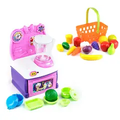 ENERGY PLUS - Kit Cocina Canasta Frutas X15 Pzas + Licuadora interactiva