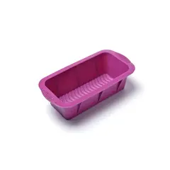 PRESS - Molde Silicona Rectangular Torta Pan 21.5x10x7 cm 77303 - Fucsia