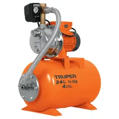 TRUPER - Bomba hidroneumática 1/2 HP, 24 L