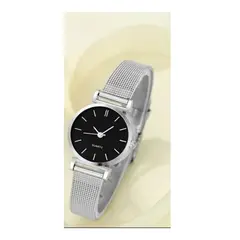 GENERICO - RELOJ DE CUARZO DE ACERO PARA MUJER ELEGANTE