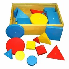 MAFEGO - Bloque Lógico de Dienes En Caja MFG1016 Multicolor