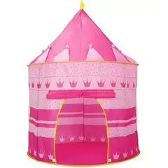 INFANTILES CAJUROMIX - CARPA CASTILLO COLOR ROSA ESTILO COHETE