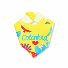 WAWAW - Pañoleta para perro talla M Colombia 2024 rojo Colombia