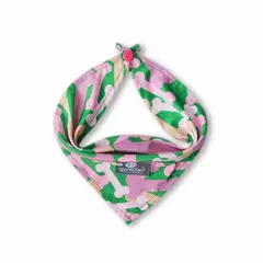 WAWAW - Pañoleta para perro talla M sub camuflada rosa