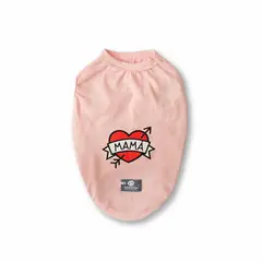 WAWAW - Esqueleto para perro talla 2XL rosa corazón y flecha mamá