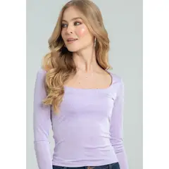 RAGGED - Blusa escote recto Lila Ragged.