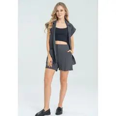 RAGGED - Short mikael Gris oscuro Ragged.