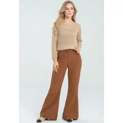 RAGGED - Pantalon campana bal Cafe caramelo Ragged.