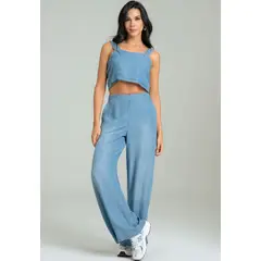 RAGGED - Pantalon denim tecel Azul medio Ragged.