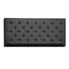 MUEBLES ONLINE - Cabecero de Colgar Dreamer Lino gris 140 cms
