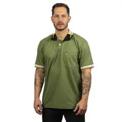 HAMER - Camiseta Tipo Polo Para Hombre Con Bolsillo
