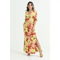 RAGGED - Vestido livvy Verde pistacho