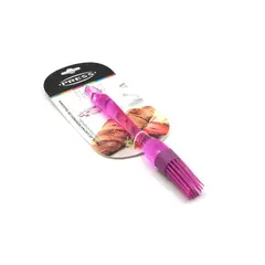 PRESS - Pincel Brocha Redonda de Silicona Reposteria 77426 - Fucsia