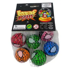 GENERICO - Pelota Loca Mascara Araña Empaque 6pcs
