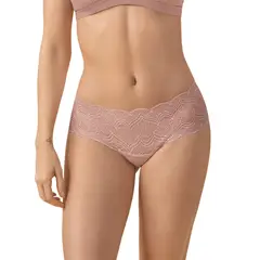 LEONISA - Panty estilo cachetero en encaje con transparencias