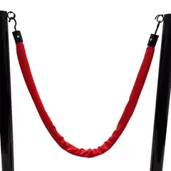 GENERICO - Lazo separador de fila en cuerina rojo