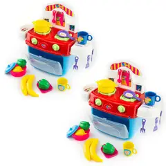ENERGY PLUS - Kit x2 Estufas con Horno para Niñas Cocina Juguete