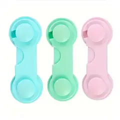 GENERICO - CERRADURA BLOQUEA CAJÓN SEGURIDAD BEBE X 5 UNDS OMC-111