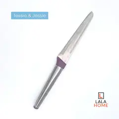 GENERICO - Cuchillo Profesional 5 Pulgadas Malva Cacha Acero Tessie & Jessie