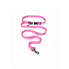 WAWAW - Traílla para perro talla 20mm manos libres adorable rosado