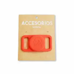 WAWAW - Funda para Airtag collar de perro o gato naranja