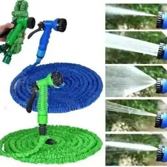 GENERICO - Manguera Expandible 7.5 Mts Pistola Expansible Azul Magica