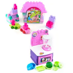 ENERGY PLUS - Set Juguetes Interactivos Licuadora +Casa Didáctica Infantil