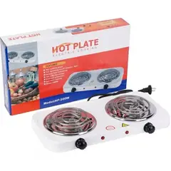 GENERICO - Estufa Eléctrica Mesa Dos 2 Puesto Hot Plate 2000w