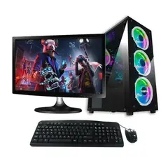 POWER GROUP - Computador Intel Core i3-10100 Ram 8gb - SSD 512GB - Monitor 22"